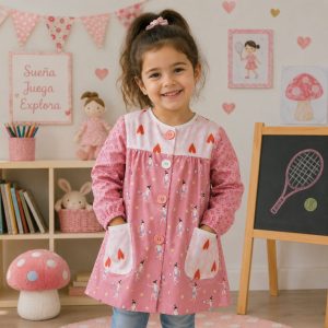 bata-algodon-escolar-rosa-tenis