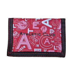 cartera-velcro-roja-AC-estampada-athletic-club