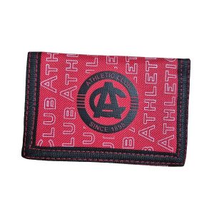cartera-roja-velcro-AC-logo-athletic-club