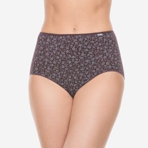Braga alta de algodón Avet 37105 estampada