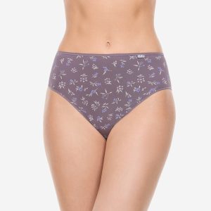 Braga Avet 32109 de tiro medio gris con florecitas