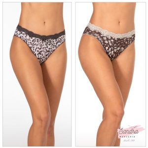 Bragas W. Spots Janira pack de 2 animal print