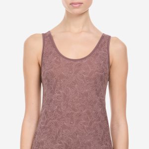 Camiseta Avet 75119 de tirante ancho con estampado